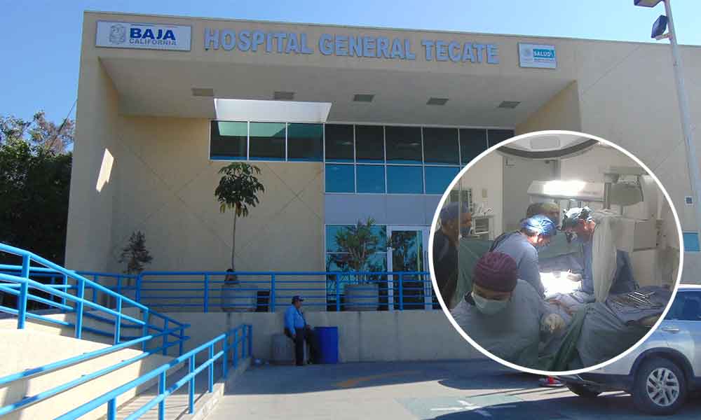 Más de mil 700 cirugías en Hospital General de Tecate durante 2016