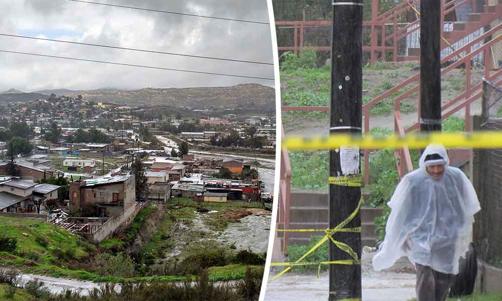 Tecate se declara en alerta por fuertes lluvias