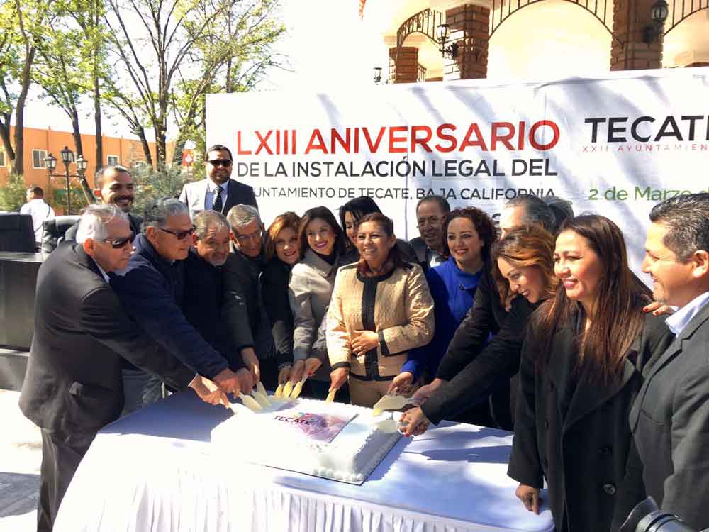 Conmemoran el 63 aniversario de la creación del Ayuntamiento de Tecate