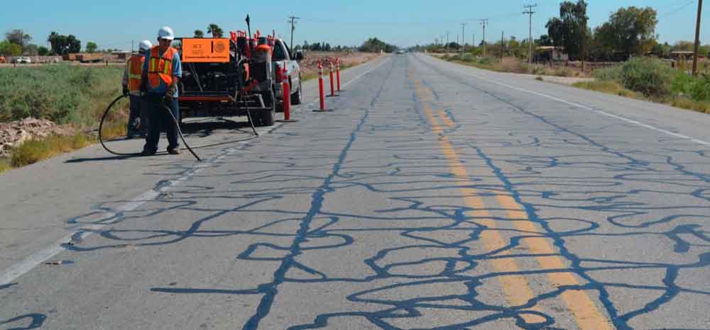 Inician trabajos de conservación en red carretera del valle de Mexicali a cargo de la SCT
