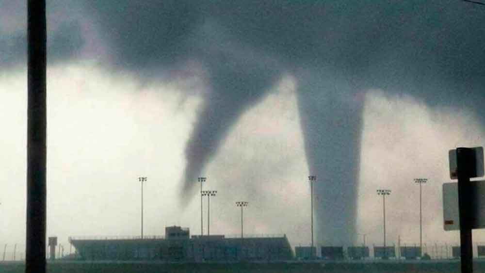 Tornado azota Nuevo Laredo