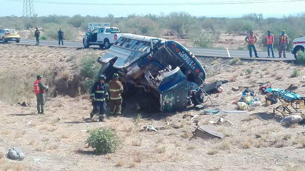 43 heridos y dos muertos tras fatal accidente de camión