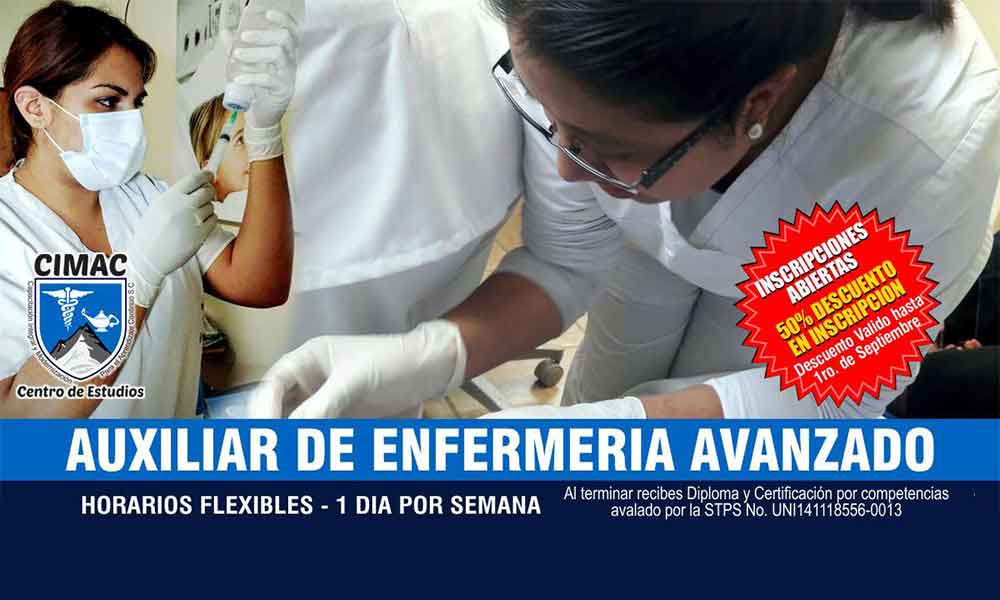 Ofrece CIMAC curso de Auxiliar en Enfermería en Tecate