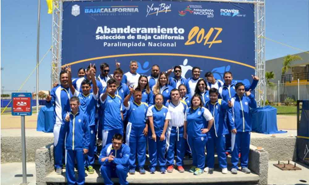 Abandera Baja California a su selección rumbo a paraolimpiada nacional