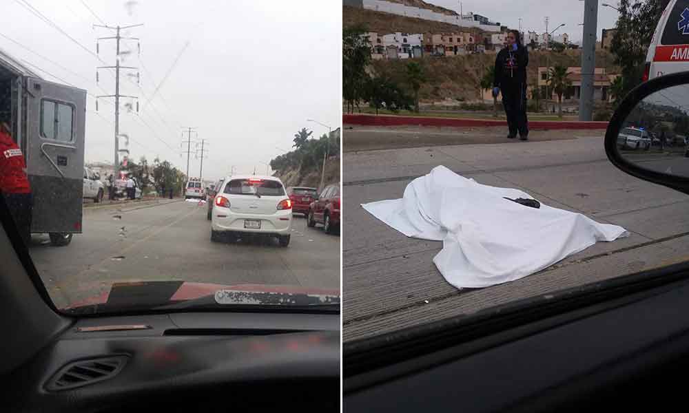 Hombre muere tras ser atropellado por una ambulancia en Tijuana