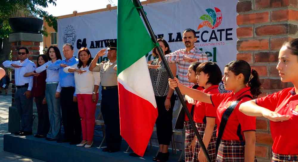 Tecate conmemoró el 64 aniversario de la Promulgación de la   Constitución Política de Baja California