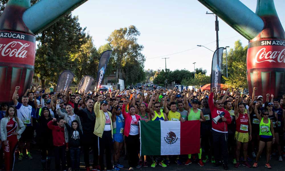 Más de 800 corredores participaron en el Medio Maratón Tecate 2017