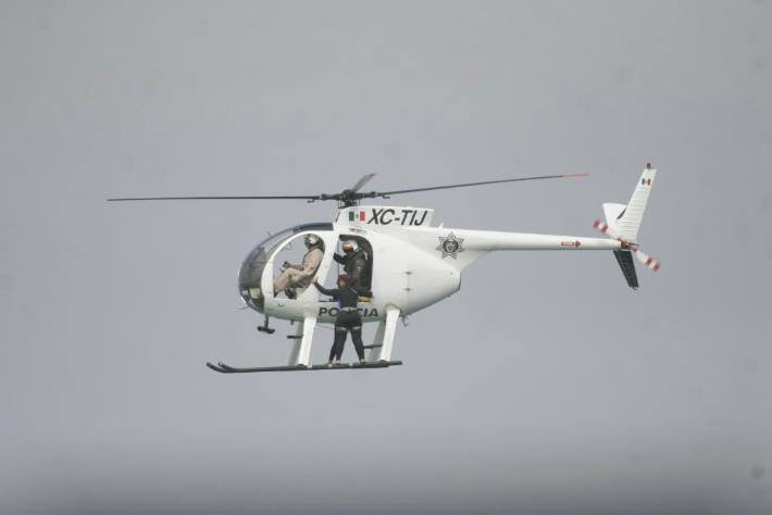 Cae helicóptero Pegaso en Tijuana; dos muertos