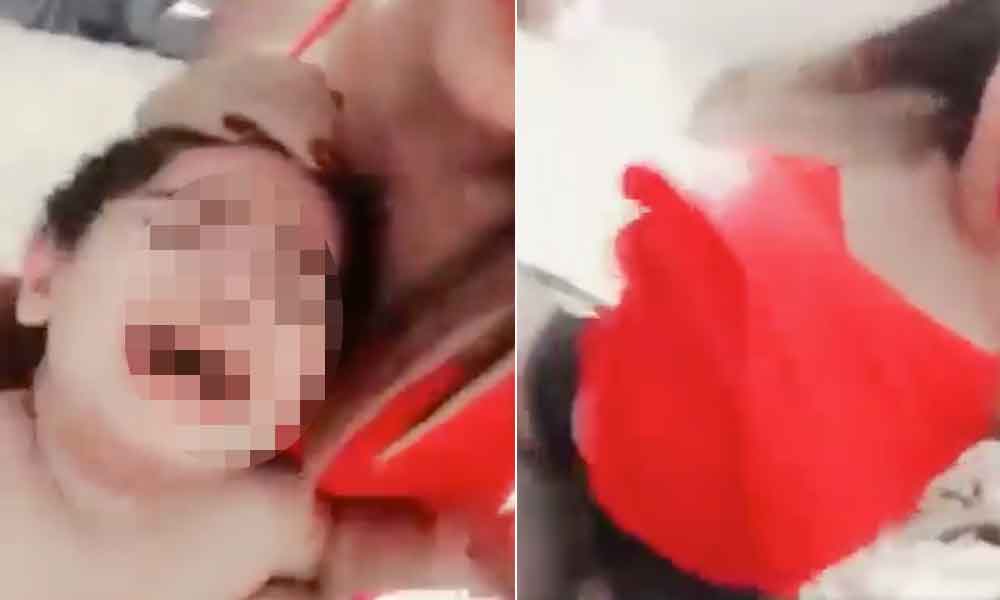 Piden a autoridades localizar a mujer de Tijuana que maltrata a sus hijos en video