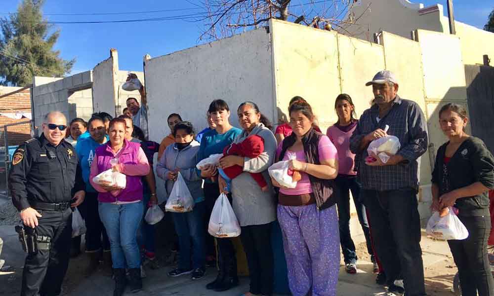Seguridad Ciudadana de Tecate entrega cenas navideñas