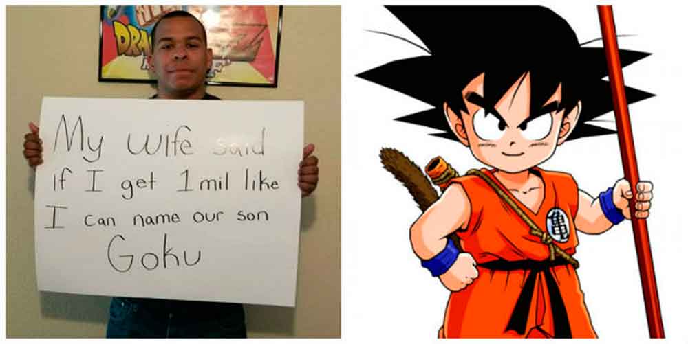 Nombrará ‘Goku Sánchez’ a su hijo; le ganó apuesta a su esposa