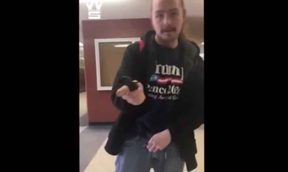 Estudiante amenaza con matar a todos los ilegales en Estados Unidos (VIDEO)