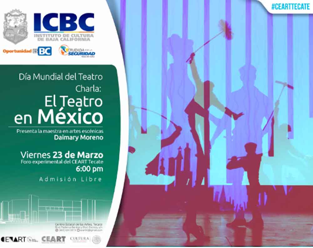 Invita CEART Tecate a charla “El teatro en México por Daimary Moreno”