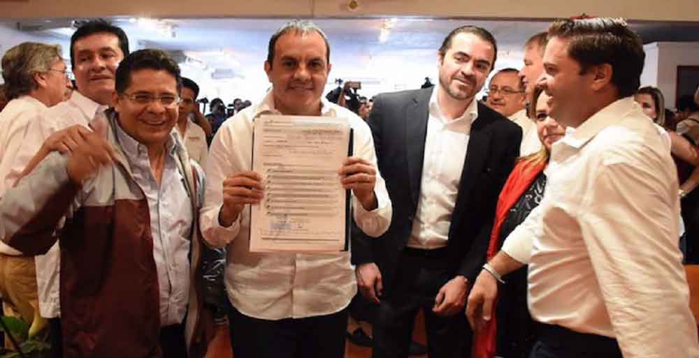 Se registra “Cuau” como candidato al Gobierno de Morelos