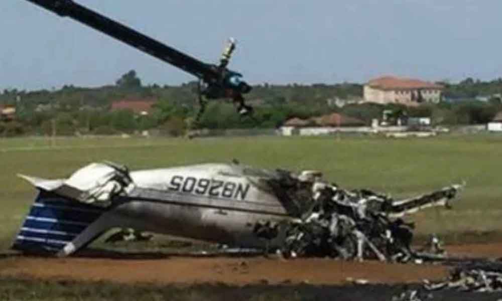 Se desploma avioneta en Laredo; van tres muertos