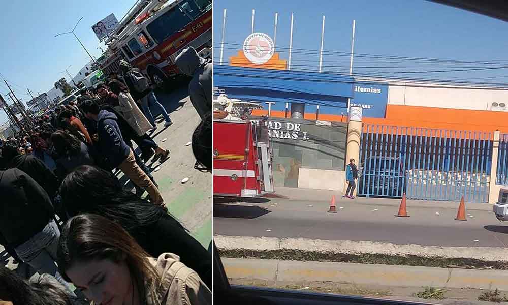 Evacuan Universidad de las Californias en Tijuana por fuga de gas
