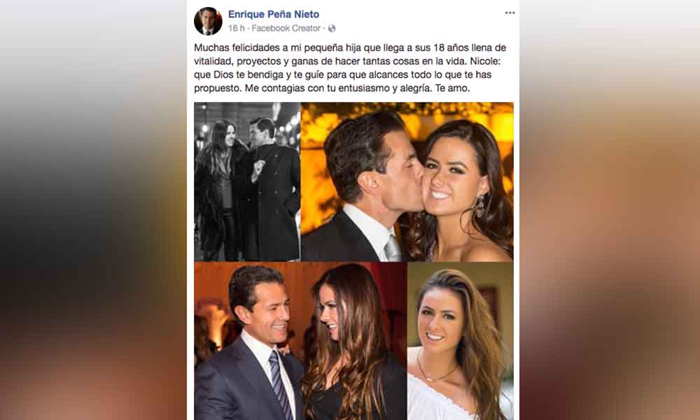 “No la tendrán fácil”, responde Peña Nieto a usuarios en Facebook