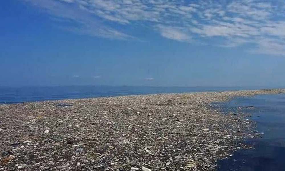 Isla de basura en el  Pacífico tiene el doble de tamaño de Texas