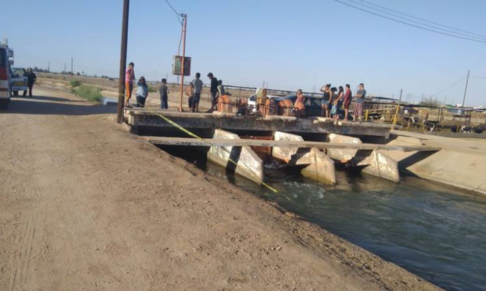 Muere menor de 13 años tras caer a un canal en Mexicali