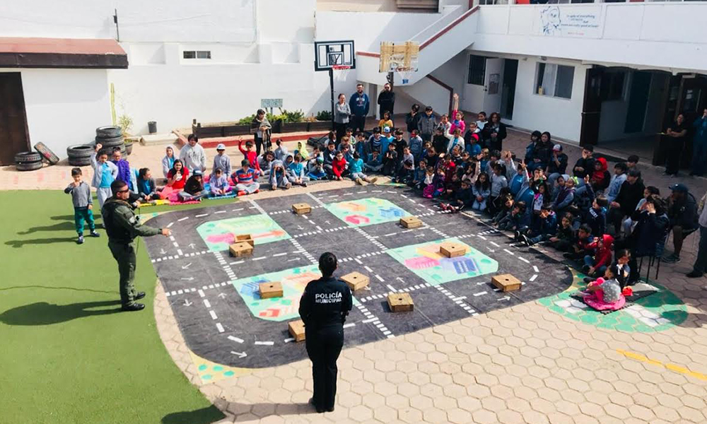 Participan 120 niños en taller de educación vial en Tijuana