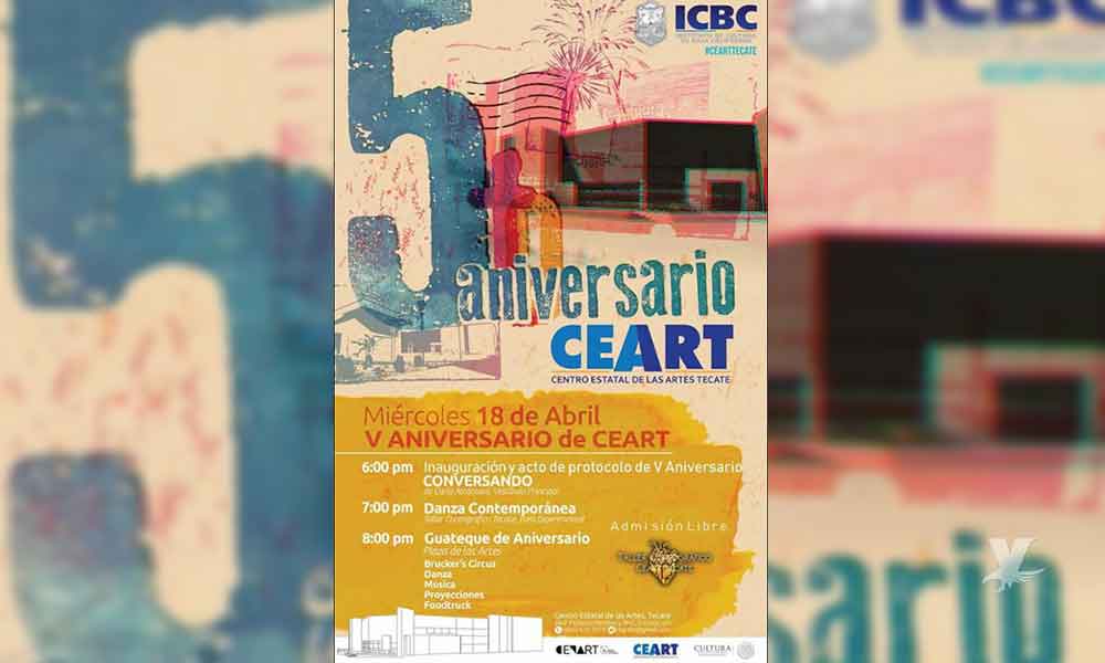 CEART Tecate invita de forma gratuita al evento de Danza Contemporánea como parte del 5º Aniversario