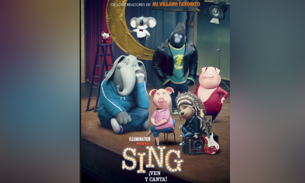 Invitan a ver “Sing ven y canta” en el cinemiércoles del CREA en Mexicali