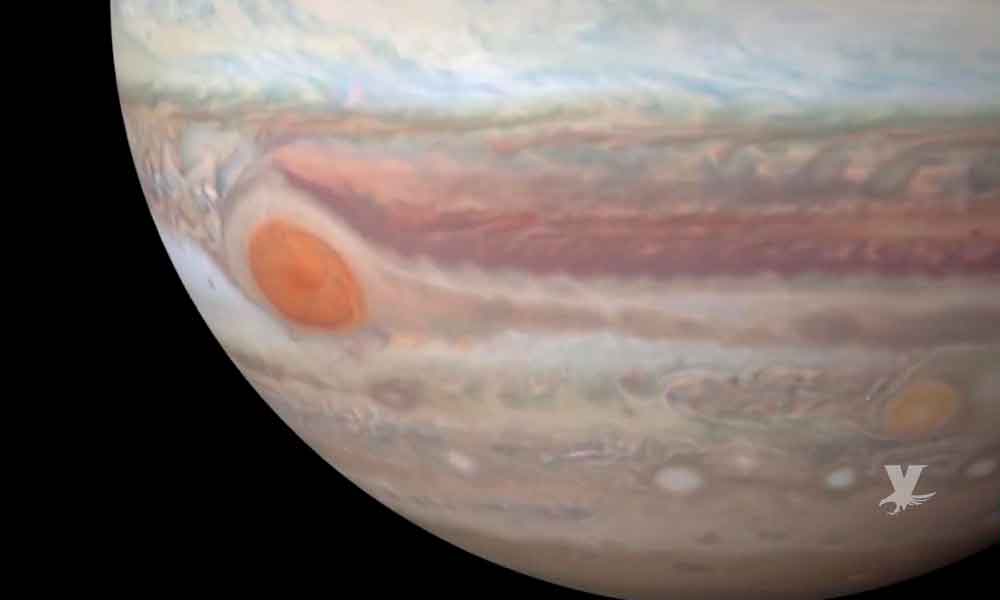 NASA publica nueva fotografía de “La Gran Mancha Roja de Júpiter”