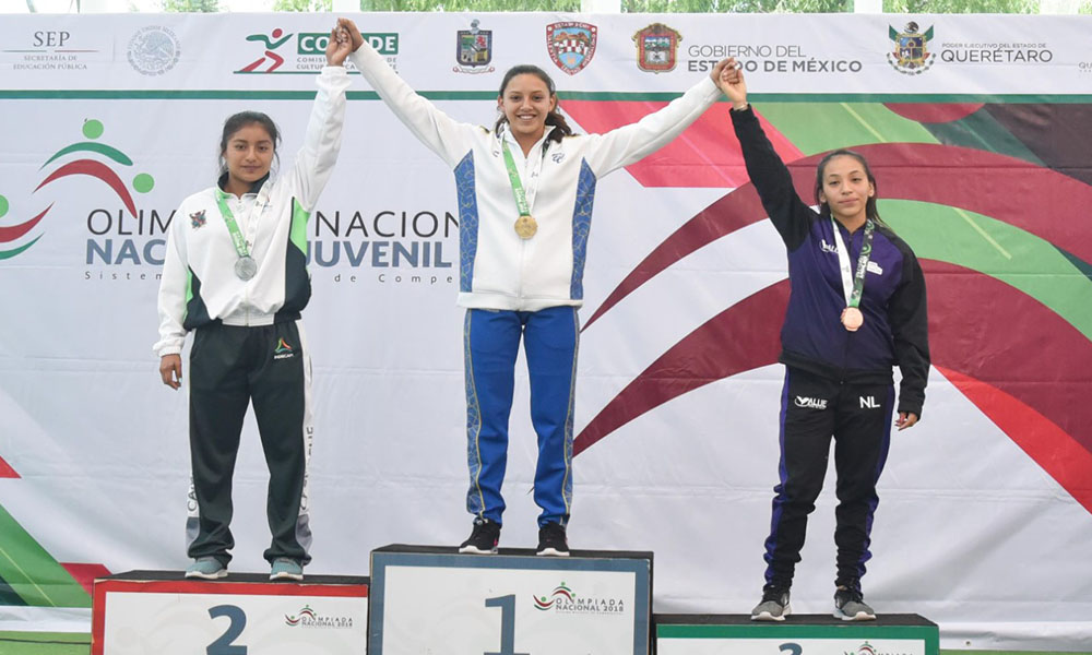 Oro para Baja California en levantamiento de pesas en Olimpiada Nacional Juvenil