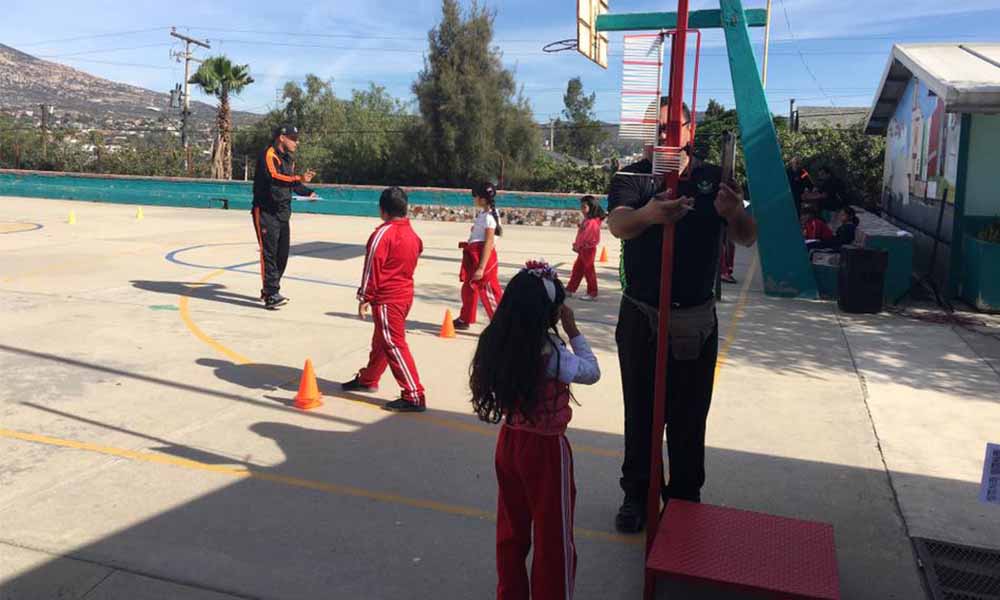 Implementan prueba Física a alumnos de primaria en Tecate con el programa “Ponte al 100”