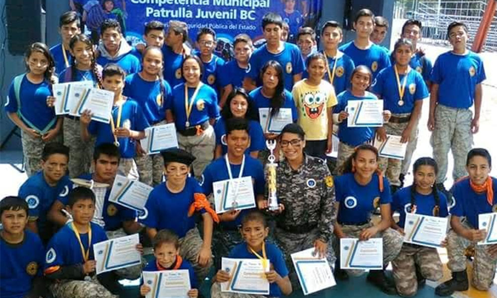 Patrulla Juvenil de Baja California realiza segunda Competencia Municipal en Ensenada