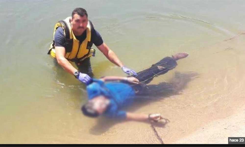 Descubren cadáver flotando en canal riego en Mexicali