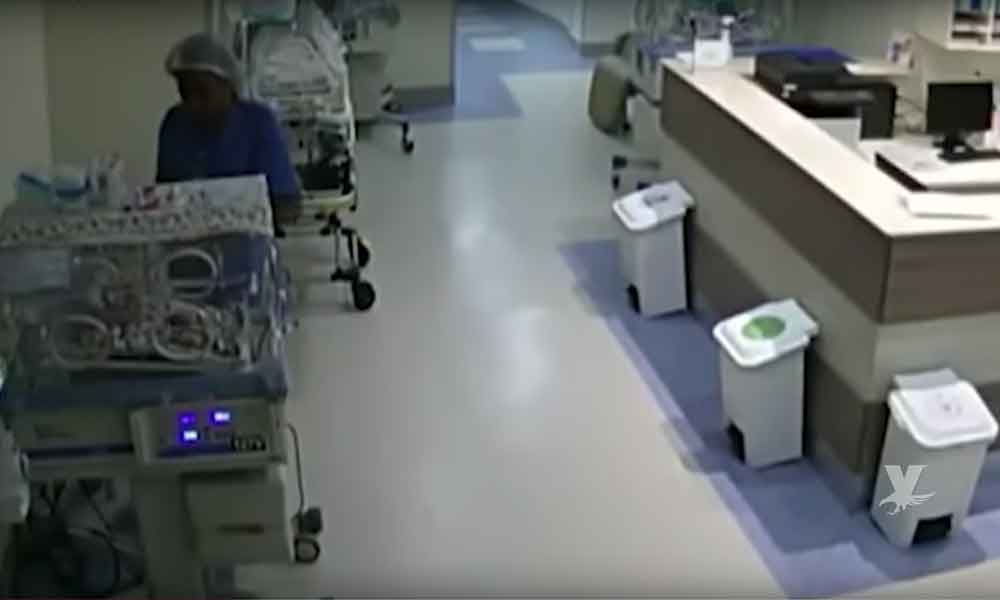 (VIDEO) Enfermera intentó asesinar a cuatro recién nacidos dentro del hospital