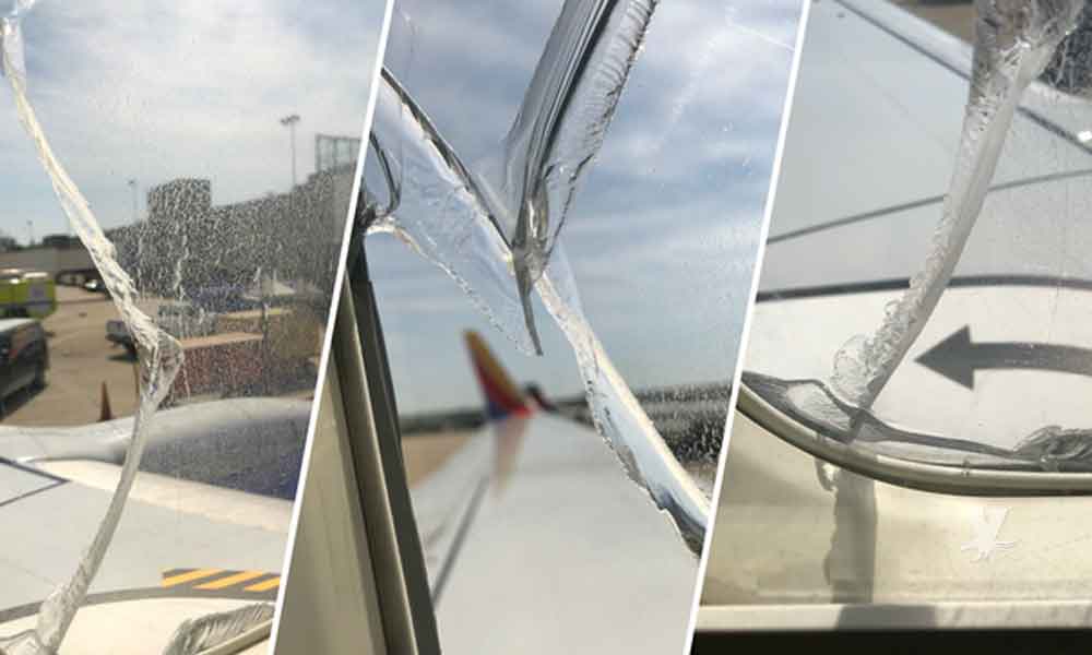 Un vuelo de Southwest fue desviado debido a una grieta en una ventana