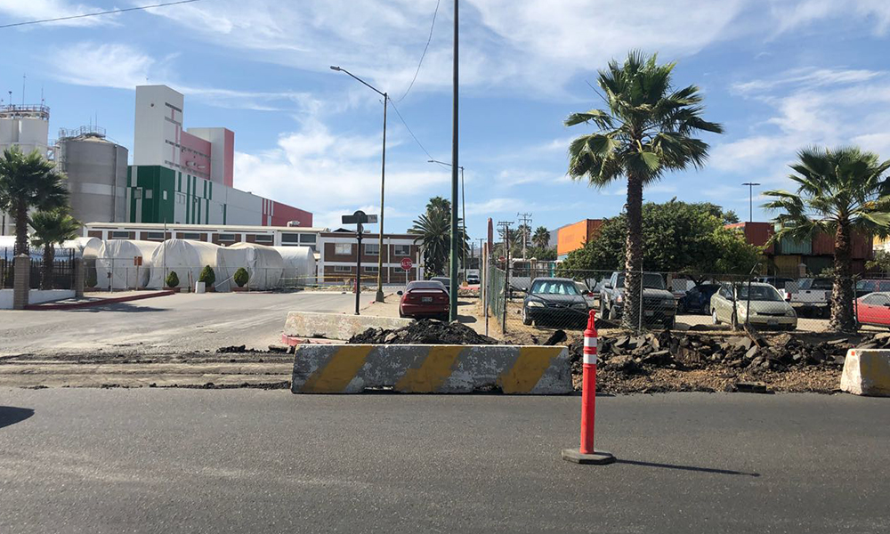 Anuncian cierre parcial del Bulevar Defensores por obras de rehabilitación en Tecate