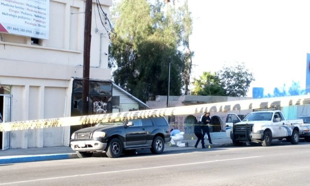 Policía baleado en zona centro de Tijuana, hay un detenido