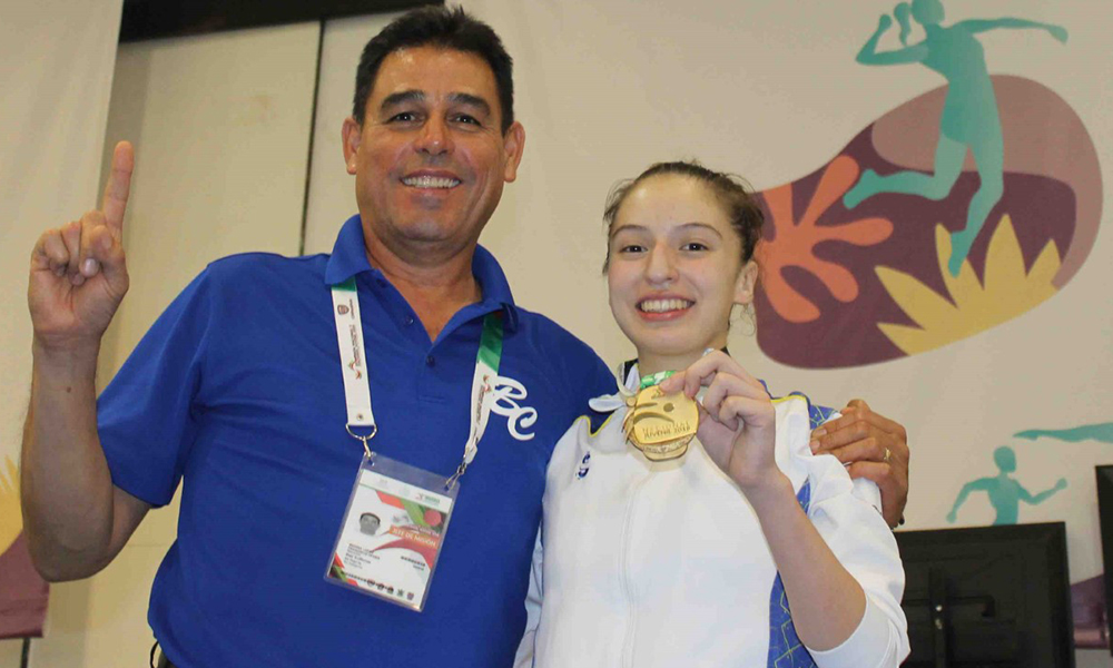 Gana oro Daniela Souza en Taekwando en Olimpiada Nacional Juvenil