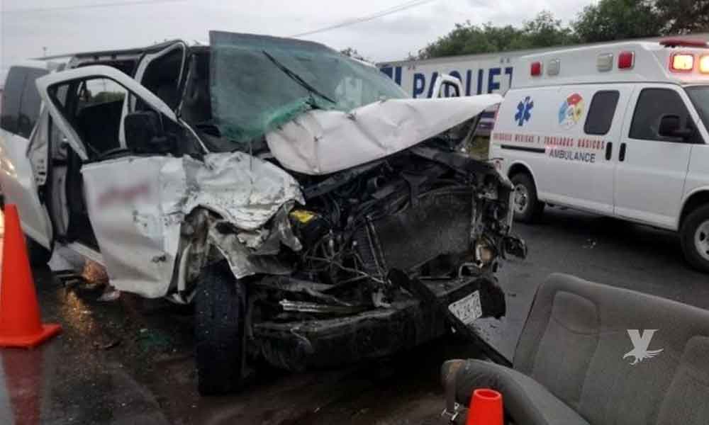 Conductor de camión de transporte urbano intentó dar vuelta “U” provocando fatal accidente