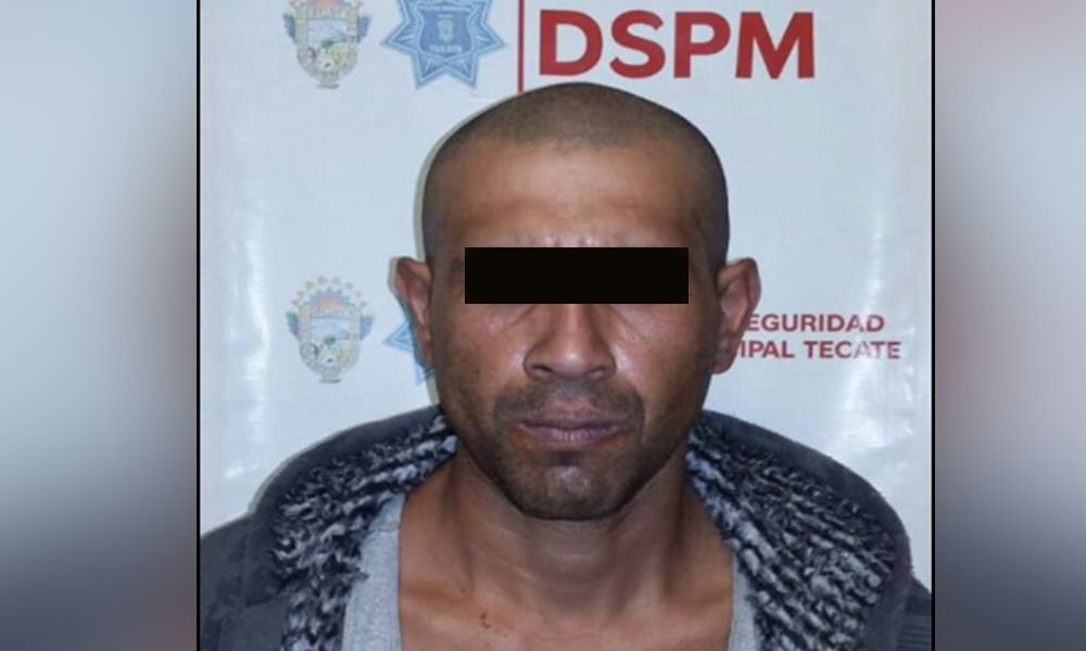Capturan a sujeto, presunto responsable de privación de la libertad en Tecate