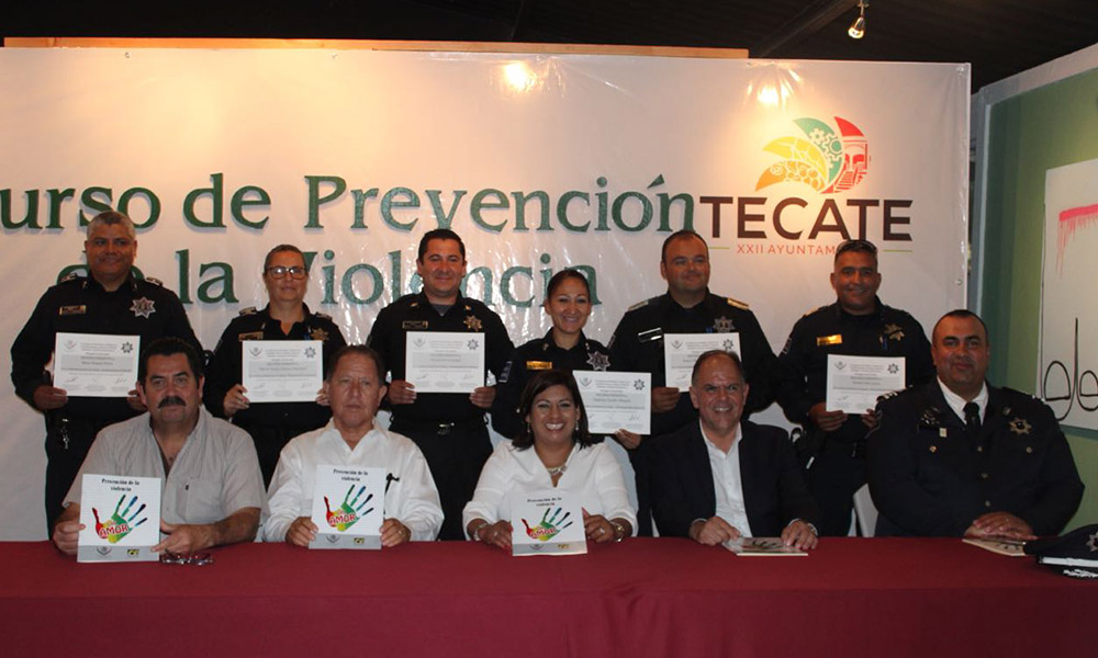 Capacitaron a Policías Municipales para brindar un mejor trato a la ciudadanía en Tecate