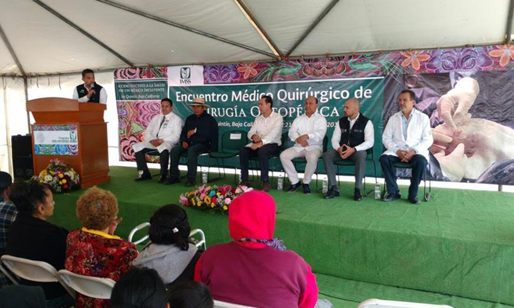Concluye IMSS prospera encuentro médico quirúrgico de ortopedia en San Quintín