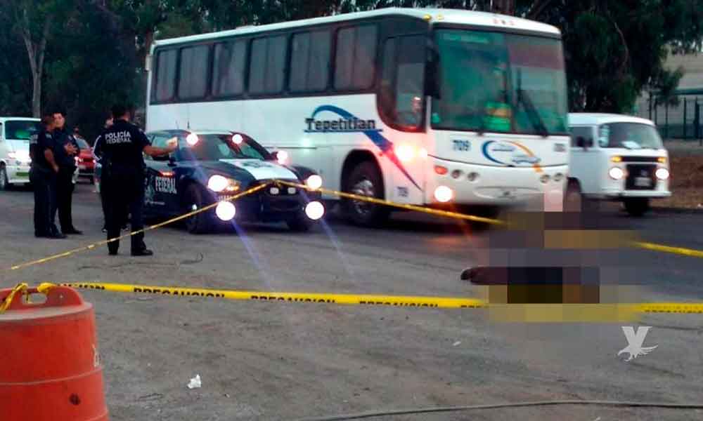 Asesinan a Policía Federal al intentar frustrar asalto en un autobús