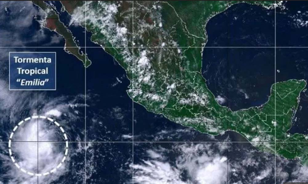 Nueva tormenta”Emilia” se formó frente a Baja California