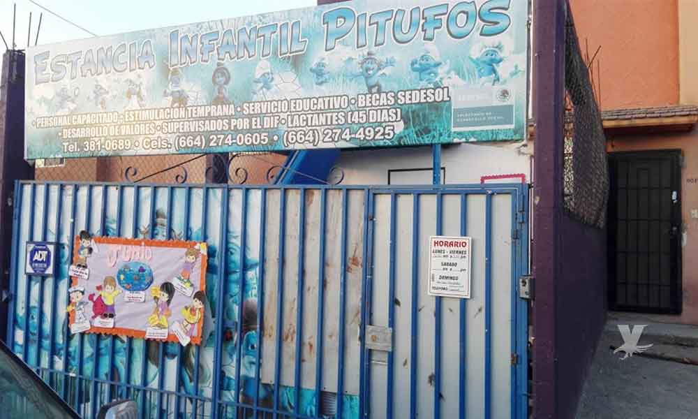 Denuncian por supuesto abuso infantil a personal de Estancia Infantil “Los Pitufos” en Tijuana