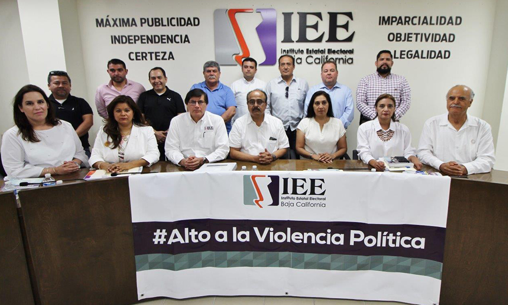 Pronuncia el IEEBC su posicionamiento contra todo tipo violencia en la VI Sesión Ordinaria