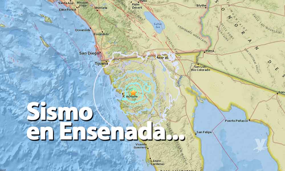 Sismo en Ensenada sacude Baja California y parte de San Diego