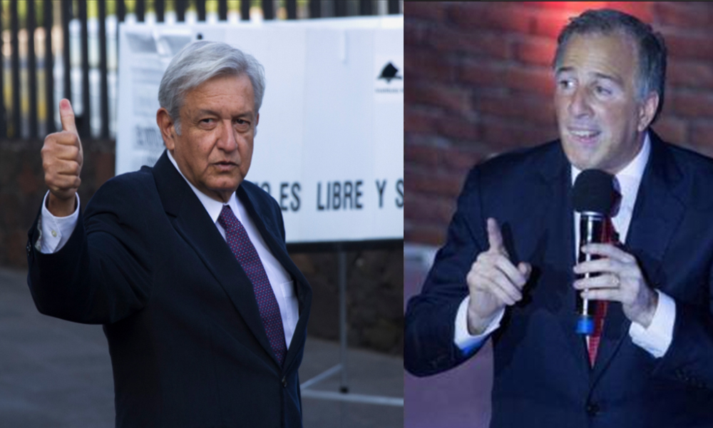 “La tendencia no me favorece. Felicito al presidente López Obrador”. ¿A qué hora lo dirá Meade?