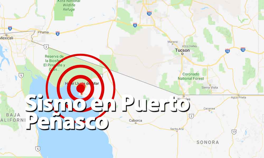 Sismo de 4.5 grados sacude Puerto Peñasco