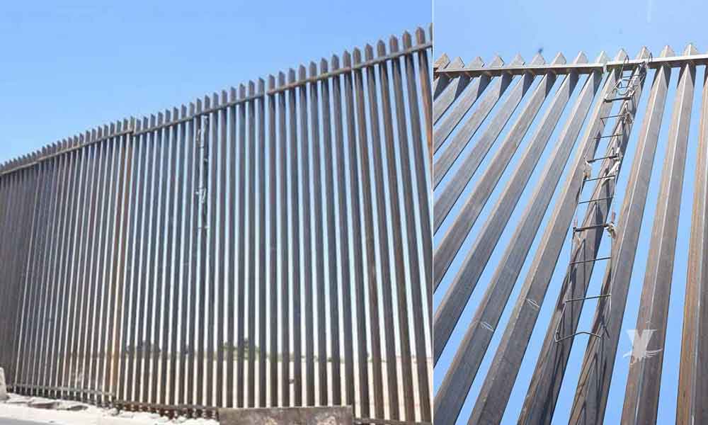 “Polleros” colocan escalera en muro fronterizo Mexicali-Calexico