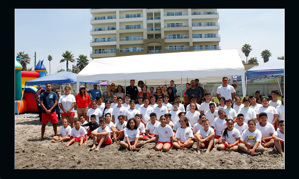 Concluyen adolescentes curso “Salvavidas Jr” en Playas de Rosarito