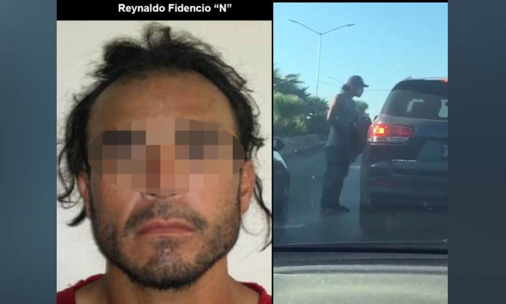 Detienen a sujeto que amenazó a ciudadano en la garita de Otay en Tijuana